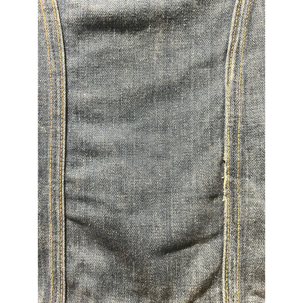 Do Nothing by Sedgefield Vintage Sherpa Lined Denim Vest Western Workwear Small - Picture 6 of 7